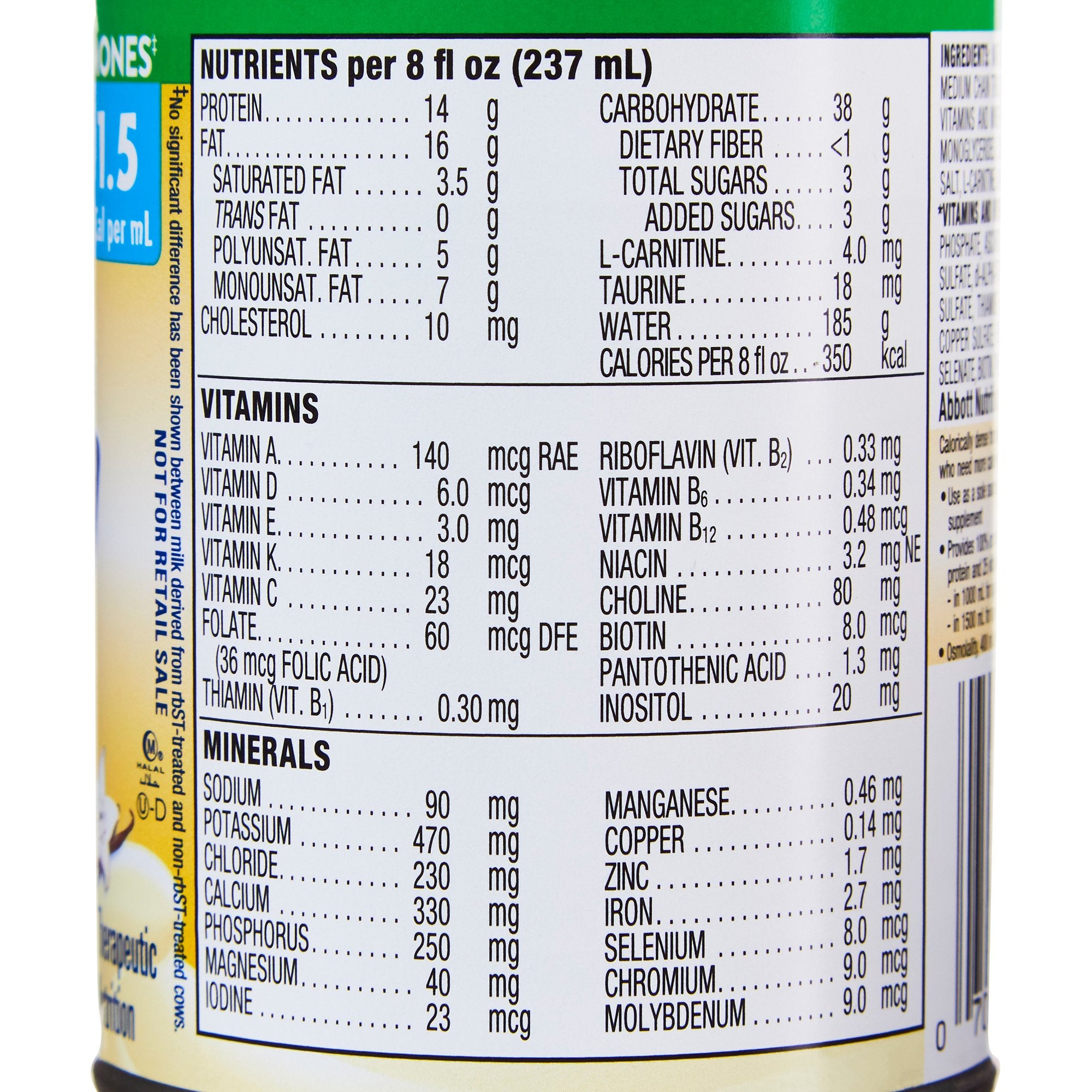 Pediatric Oral Supplement PediaSure 1.5 Cal 8 oz. Can Liquid