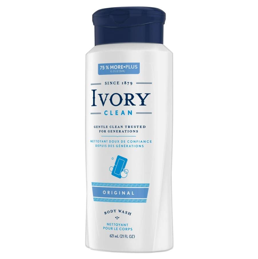 Ivory Original Body Wash, 21 oz (Pack of 3)