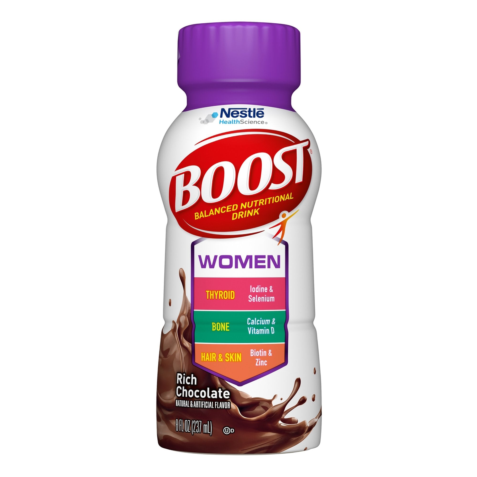 Oral Supplement Boost Women Chocolate Flavor Liquid 8 oz. Bottle