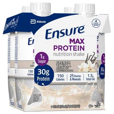 Ensure Max Protein Nutrition Shake - Vanilla - 44 Fl Oz Total (Pack of 6)