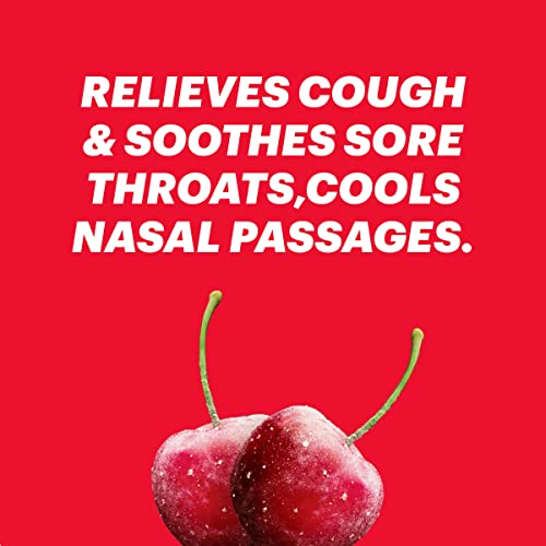 Halls Minis Cherry Flavor Sugar Free Cough Drops, 24 Drops