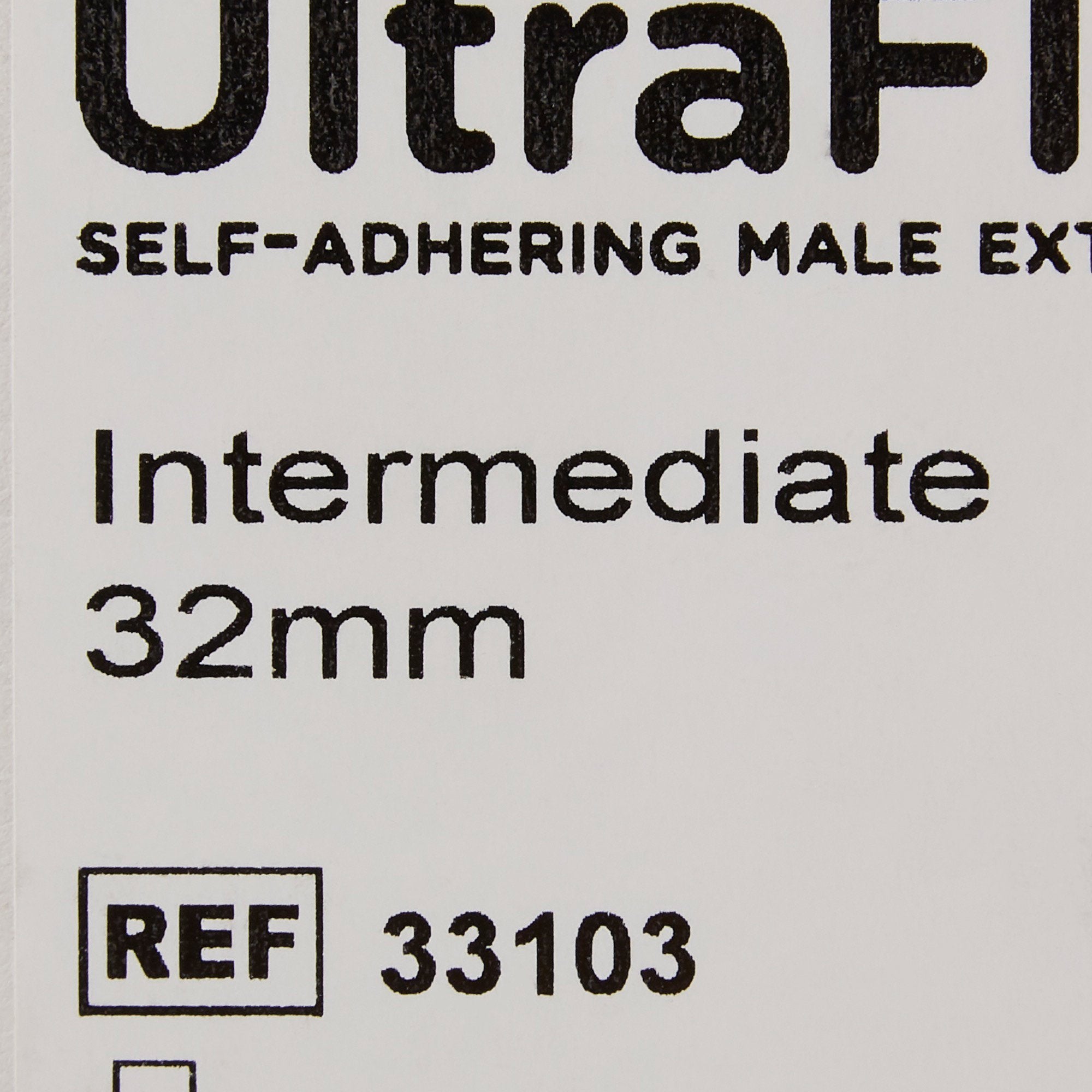 Male External Catheter UltraFlex Self-Adhesive Seal Silicone Intermediate