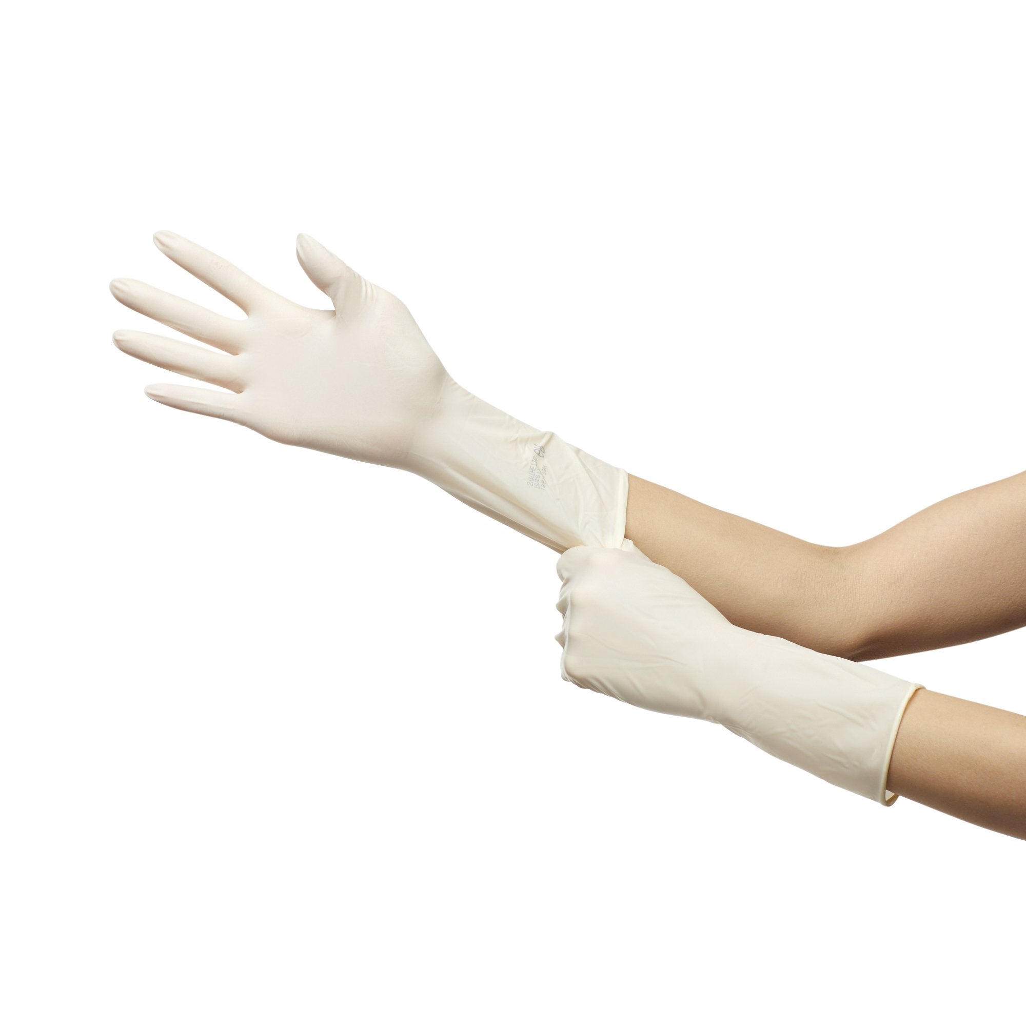 Surgical Glove GAMMEX Non-Latex Sensitive Size 6 Sterile Polychloroprene Standard Cuff Length Micro-Textured Cream Chemo Tested