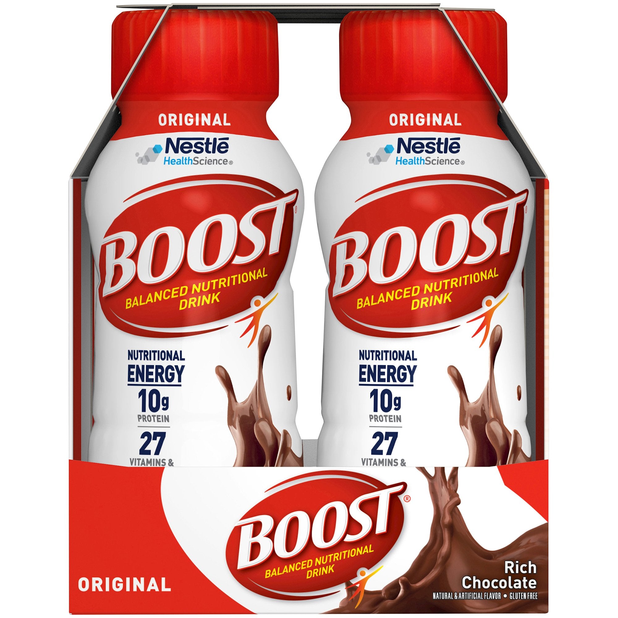 Oral Supplement Boost Original Rich Chocolate Flavor Liquid 8 oz. Bottle