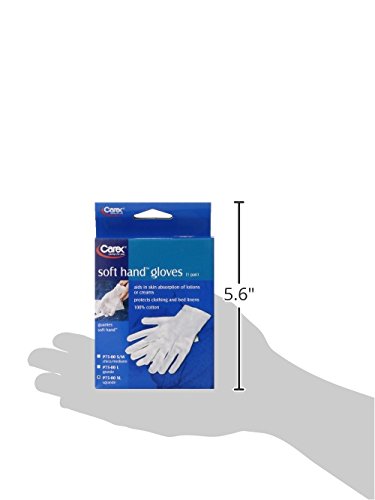 Carex Health Brands Soft Hands Cotton Gloves, XL