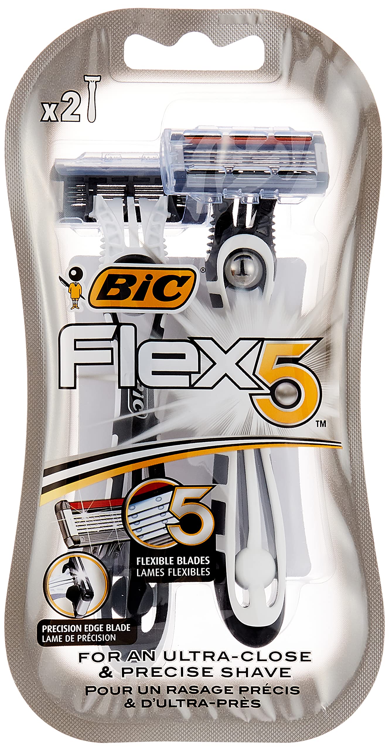 BiC Flex 5 Blades - 2 CT