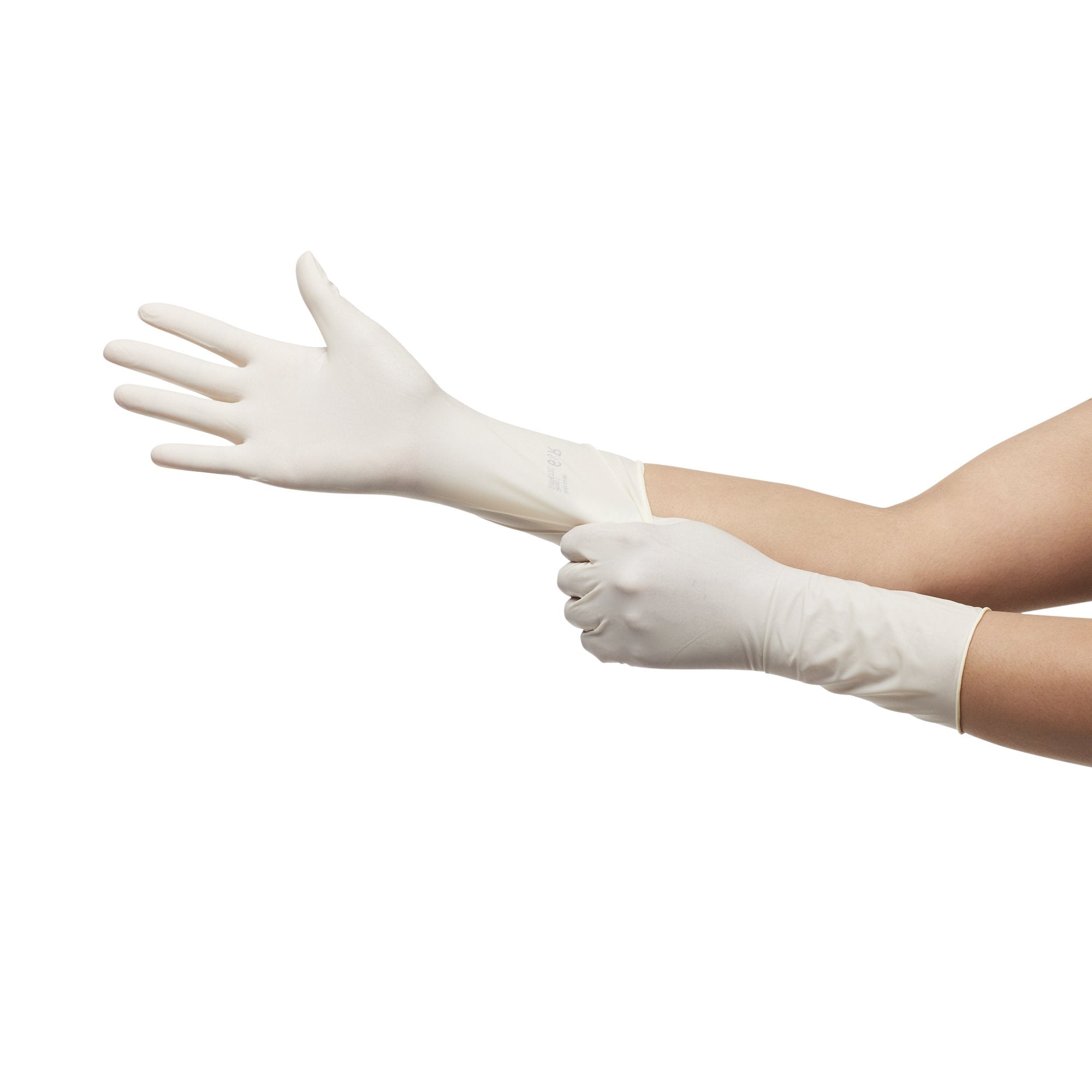 Surgical Glove GAMMEX Non-Latex Sensitive Size 6.5 Sterile Polychloroprene Standard Cuff Length Micro-Textured Cream Chemo Tested