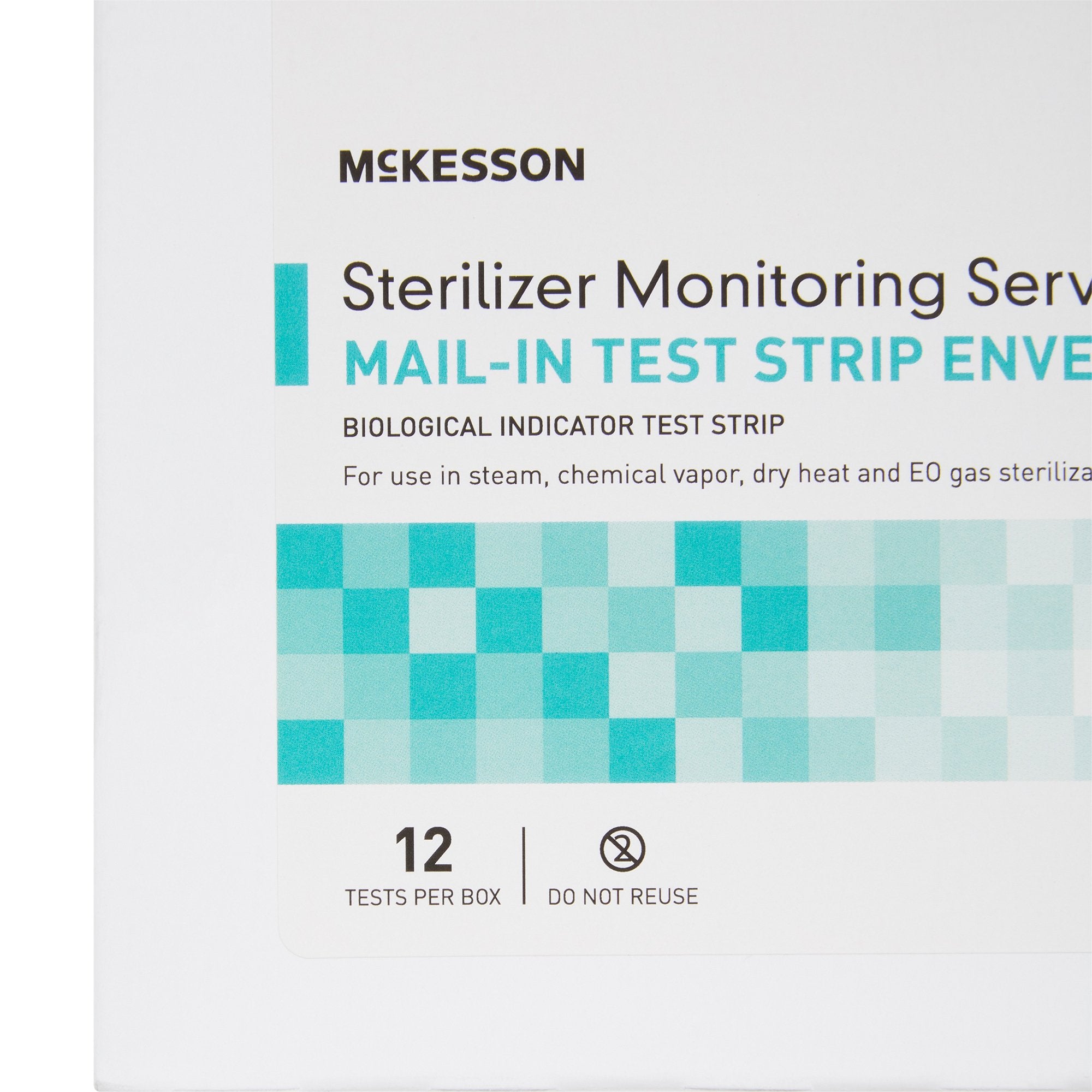 McKesson Sterilizer Monitoring Mail-In Service Steam / EO Gas / Dry Heat / Chemical Vapor