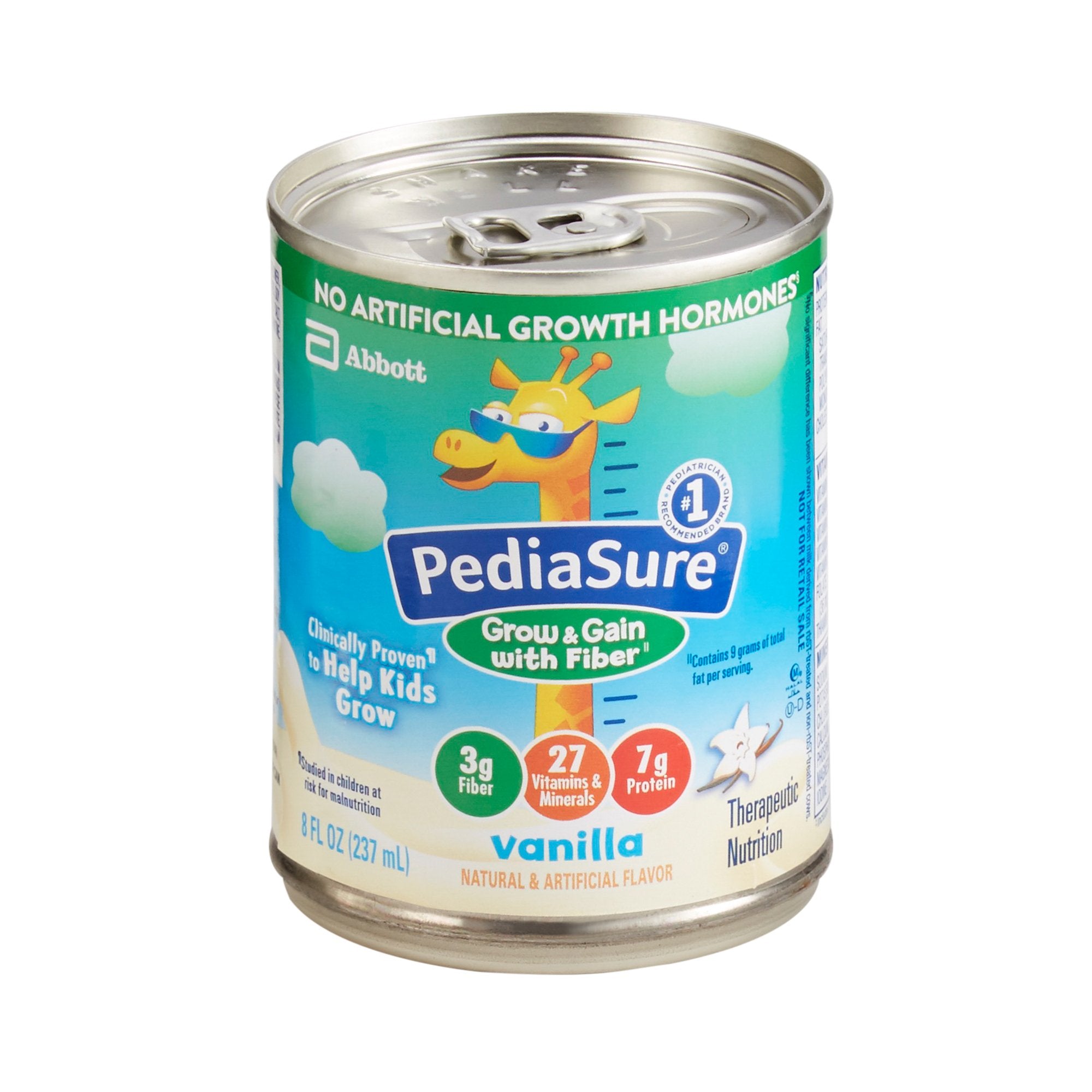 Pediatric Oral Supplement PediaSure Grow & Gain with Fiber 8 oz. Can Liquid Fiber