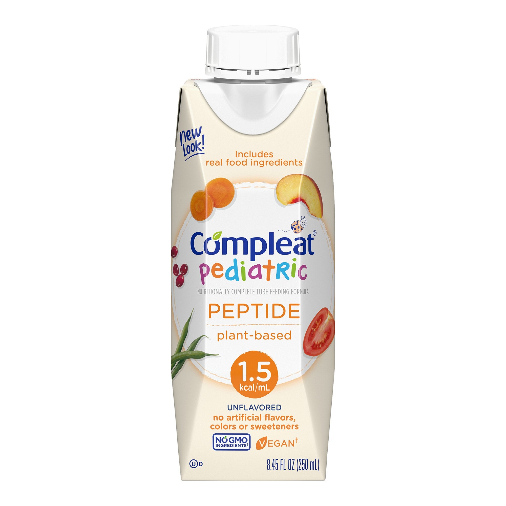 Pediatric Oral Supplement Compleat Peptide 1.5 8.45 oz. Carton Liquid Plant and Peptide Based