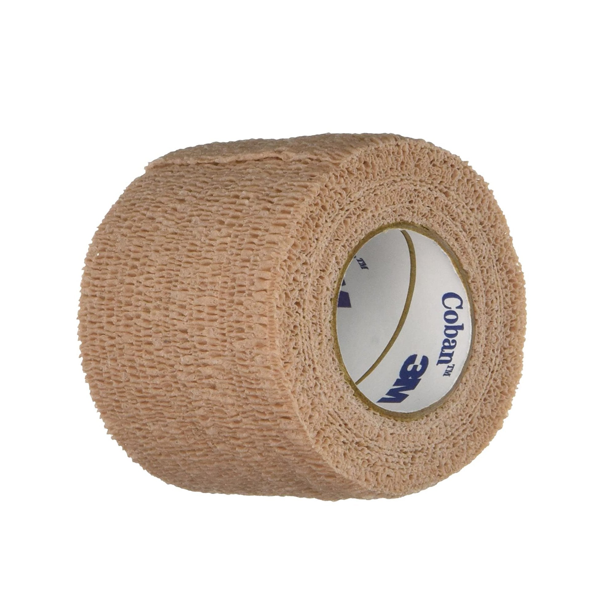 Cohesive Bandage 3M Coban 2 Inch X 5 Yard Standard Compression Self-adherent Closure Tan NonSterile