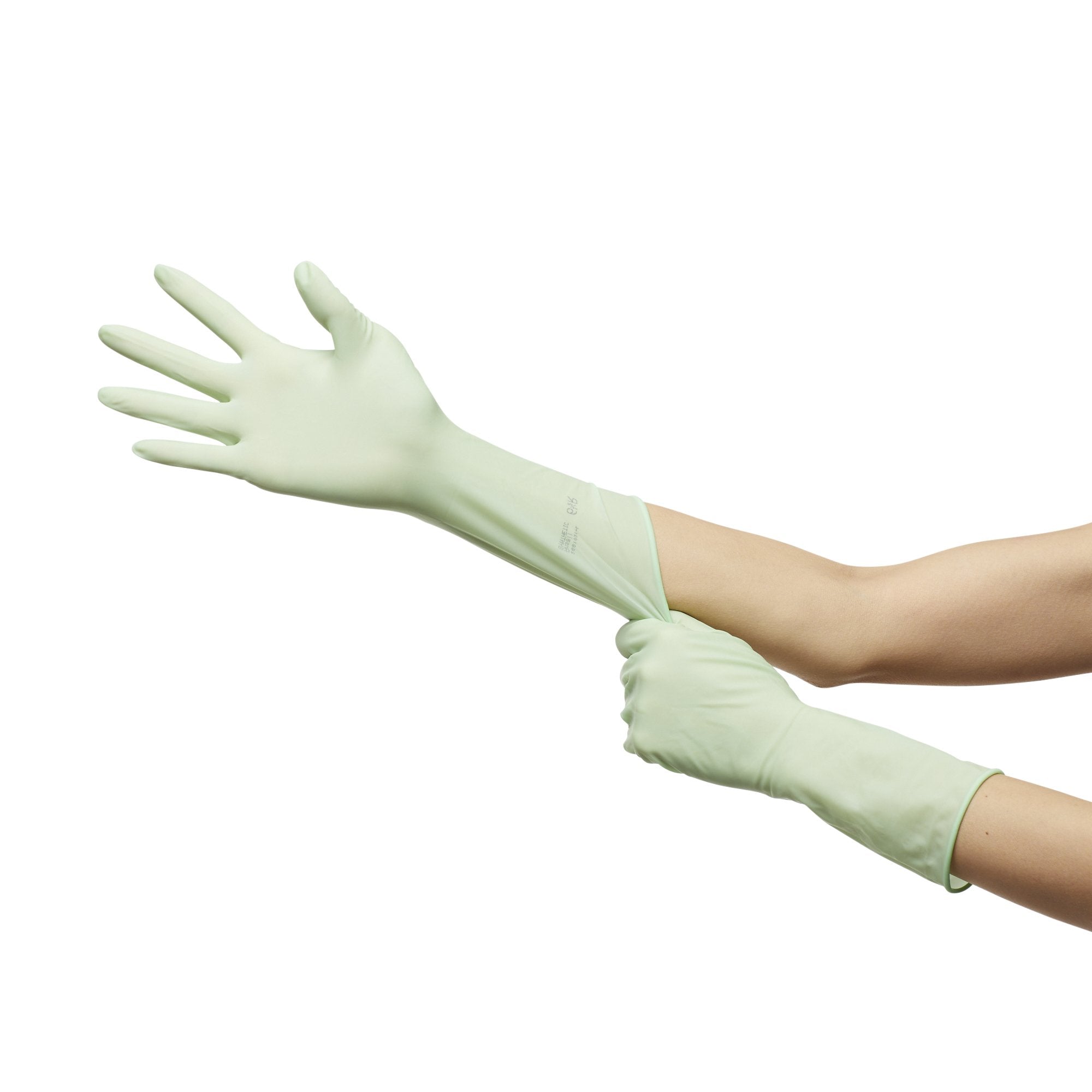 Surgical Glove GAMMEX Non-Latex PI Green Size 6.5 Sterile Polyisoprene Standard Cuff Length Micro-Textured Light Green Chemo Tested