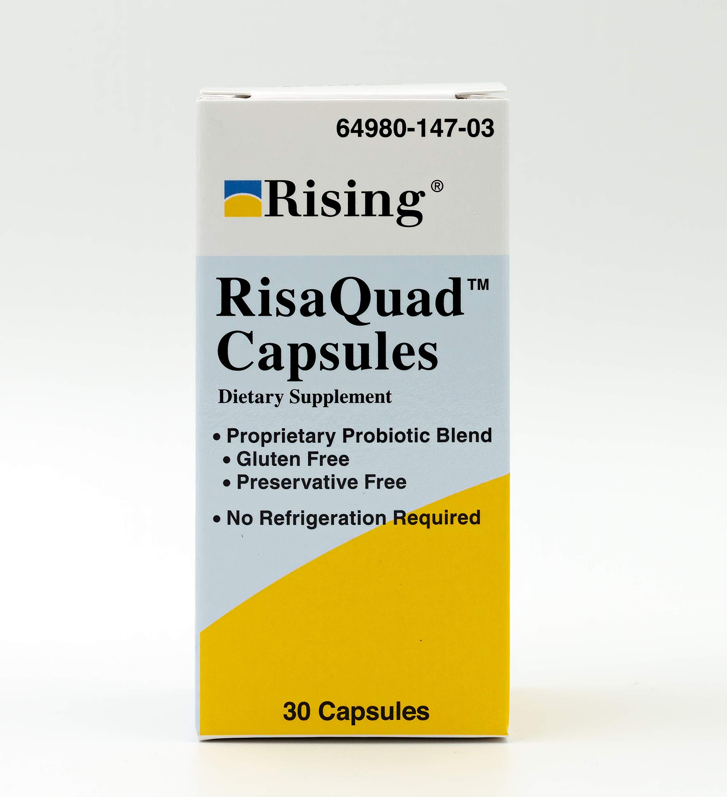 Rising Pharma - Risaquad 230mg - Probiotic Dietary Supplement Capsules - 30 count