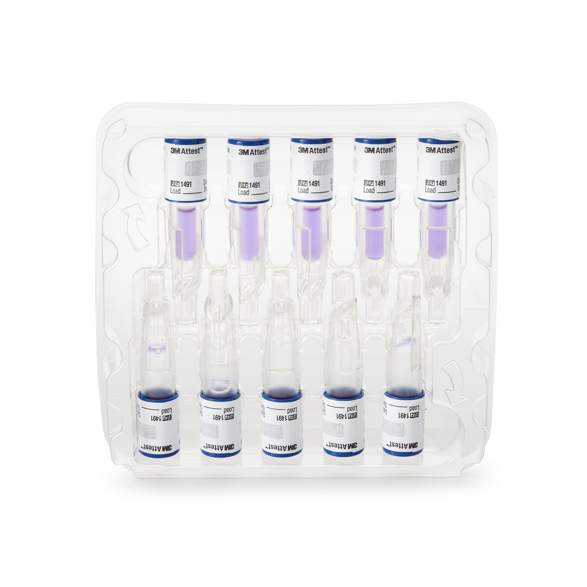 Attest Rapid Readout Sterilization Biological Indicator Vial Steam 2-1/2 Inch