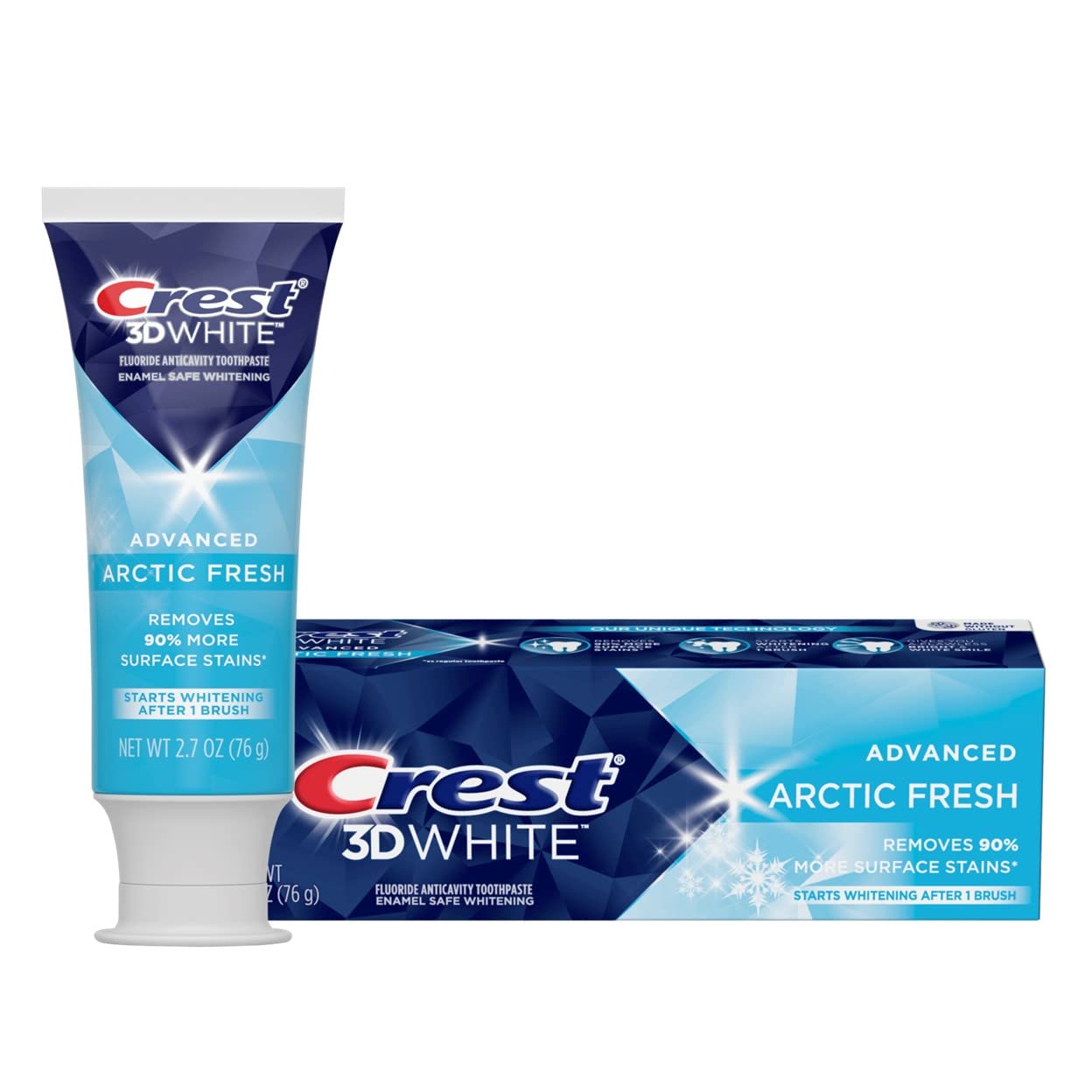 Crest 3D White Arctic Fresh Teeth Whitening Toothpaste, 2.7 oz