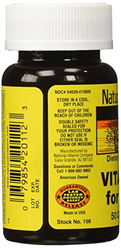 Nature's Blend Vitamins For Hair Capsules 50 Ct