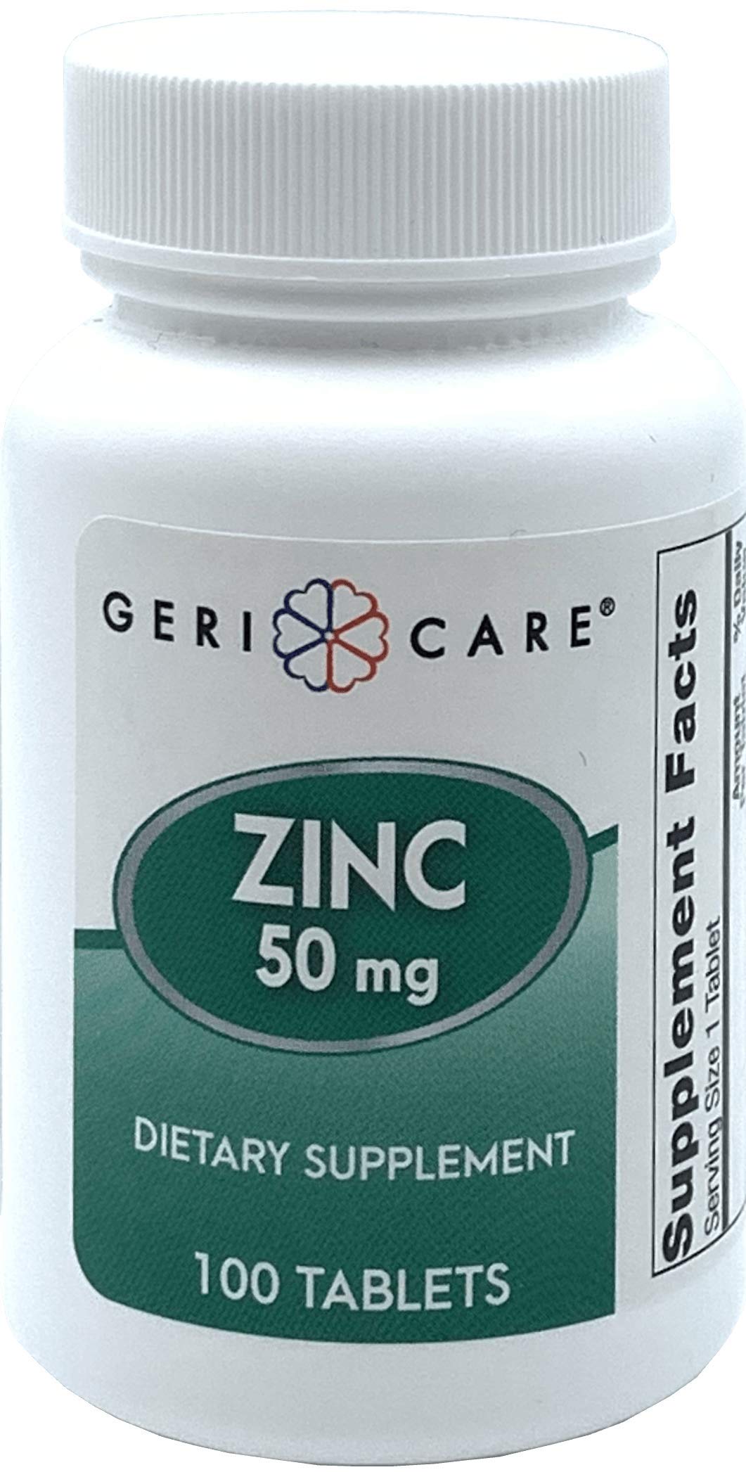 Gericare Zinc Sulfate 220mg Dietary Supplement, 100 Count