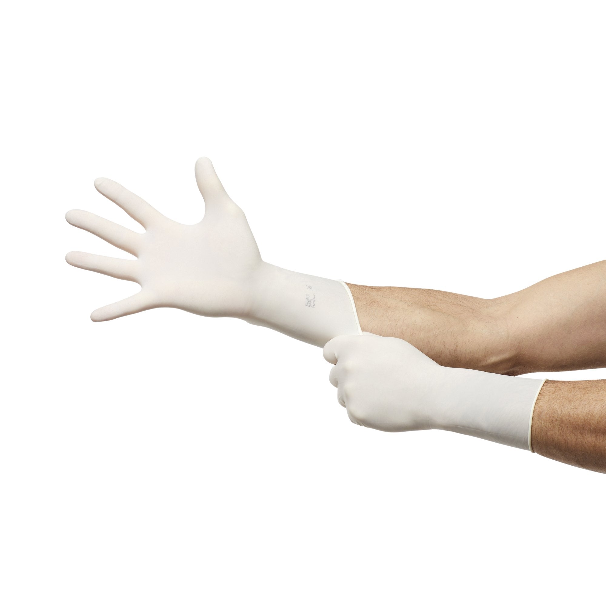 Surgical Glove GAMMEX Non-Latex PI Size 7 Sterile Polyisoprene Standard Cuff Length Micro-Textured White Chemo Tested