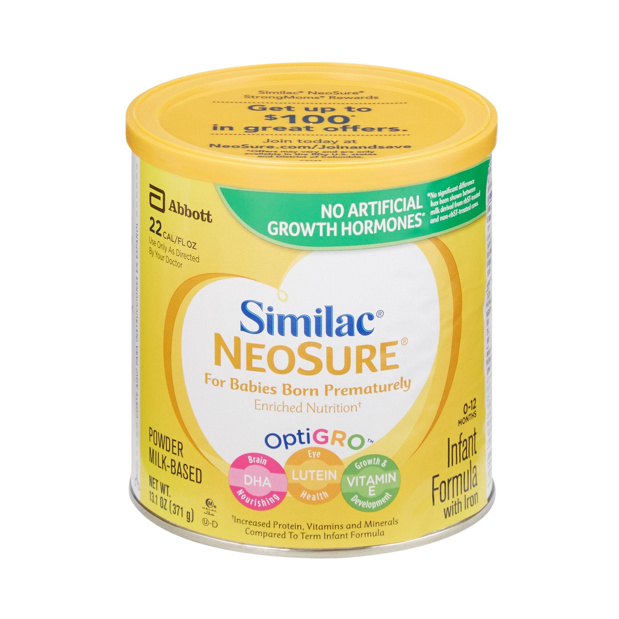 Infant Formula Similac NeoSure 13.1 oz. Can Powder Premature