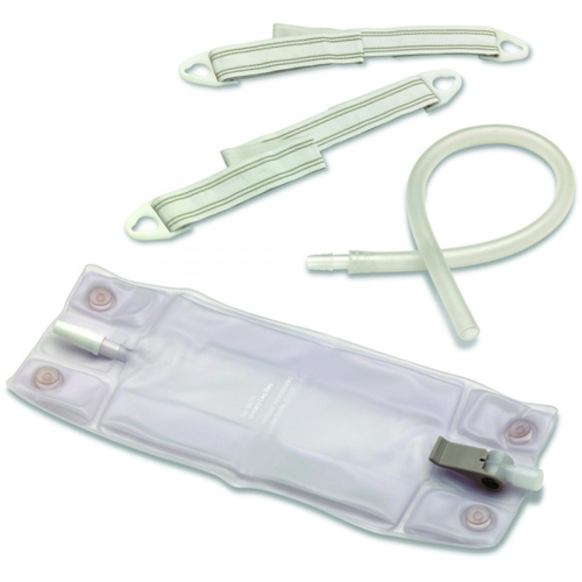 Urinary Leg Bag Kit Hollister Anti-Reflux Valve Sterile Fluid Path 900 mL Vinyl