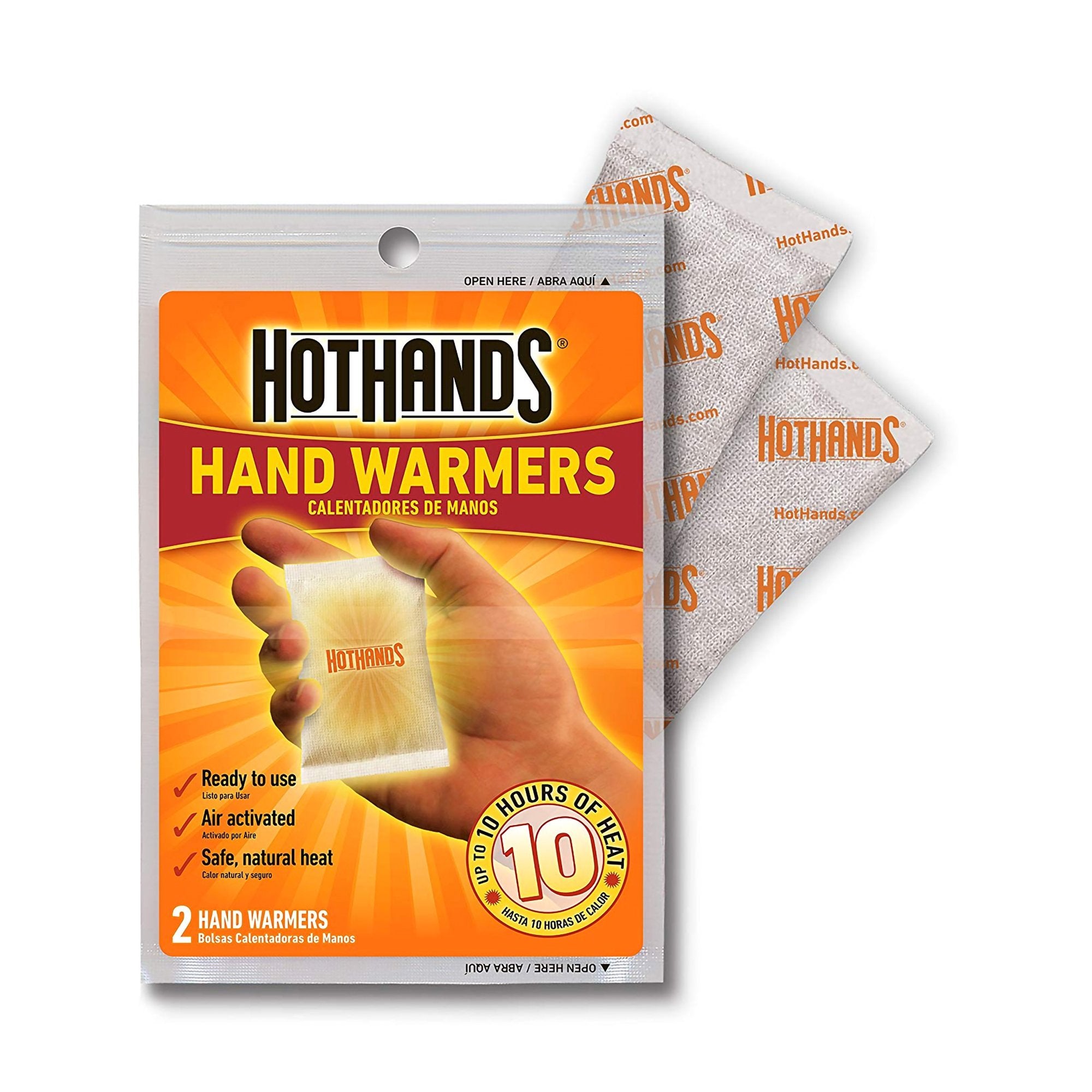 Instant Hot Pack Hothands-2 Hand Nonwoven Material Cover / Activated Charcoal / Iron Powder / Salt / Vermiculite / Water Disposable