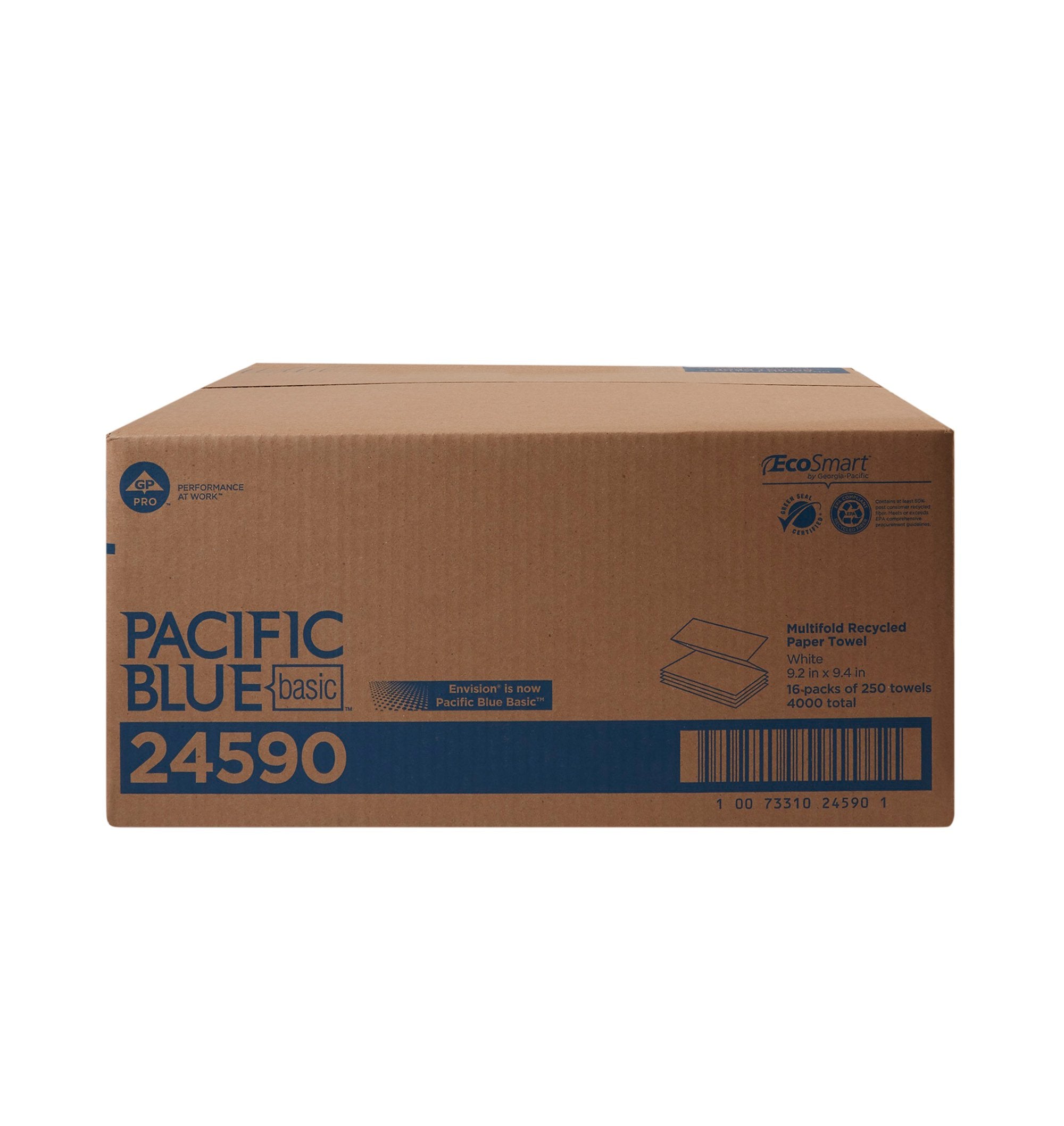 Paper Towel Pacific Blue Basic Multi-Fold 9-1/4 X 9-2/5 Inch