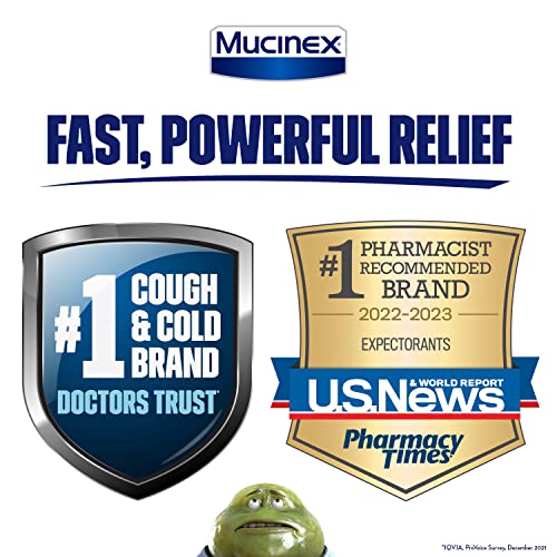 Mucinex Maximum Strength Fast-Max Cold & Flu Arctic Burst, Adult Liquid, Multi-Symptom Relief, Pain Reliever, Fever Reducer, Cough Suppressant, Expectorant, Nasal Decongestant, 6 fl. oz.