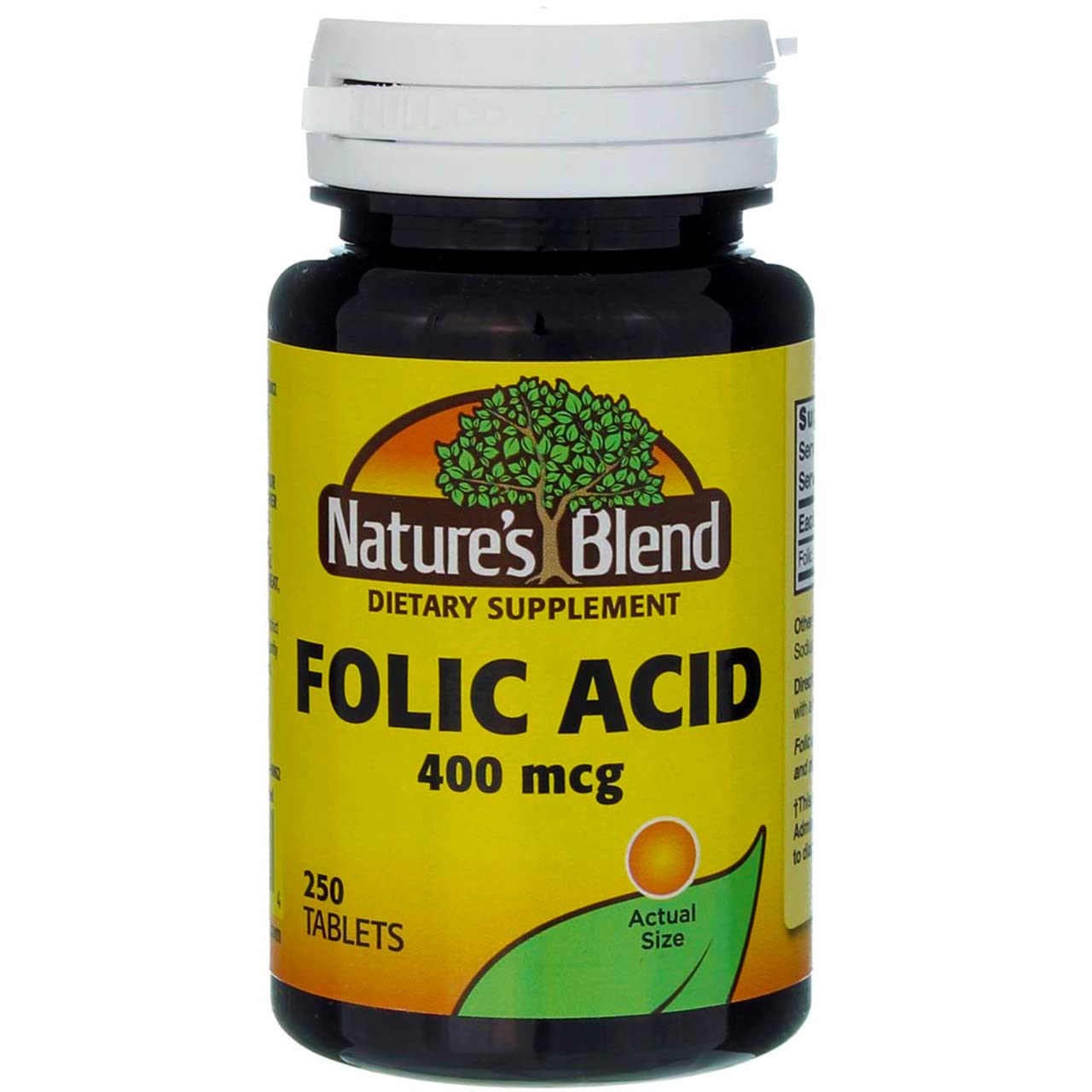 Nature's Blend Folic Acid 400 mcg 400 mcg 250 Tabs
