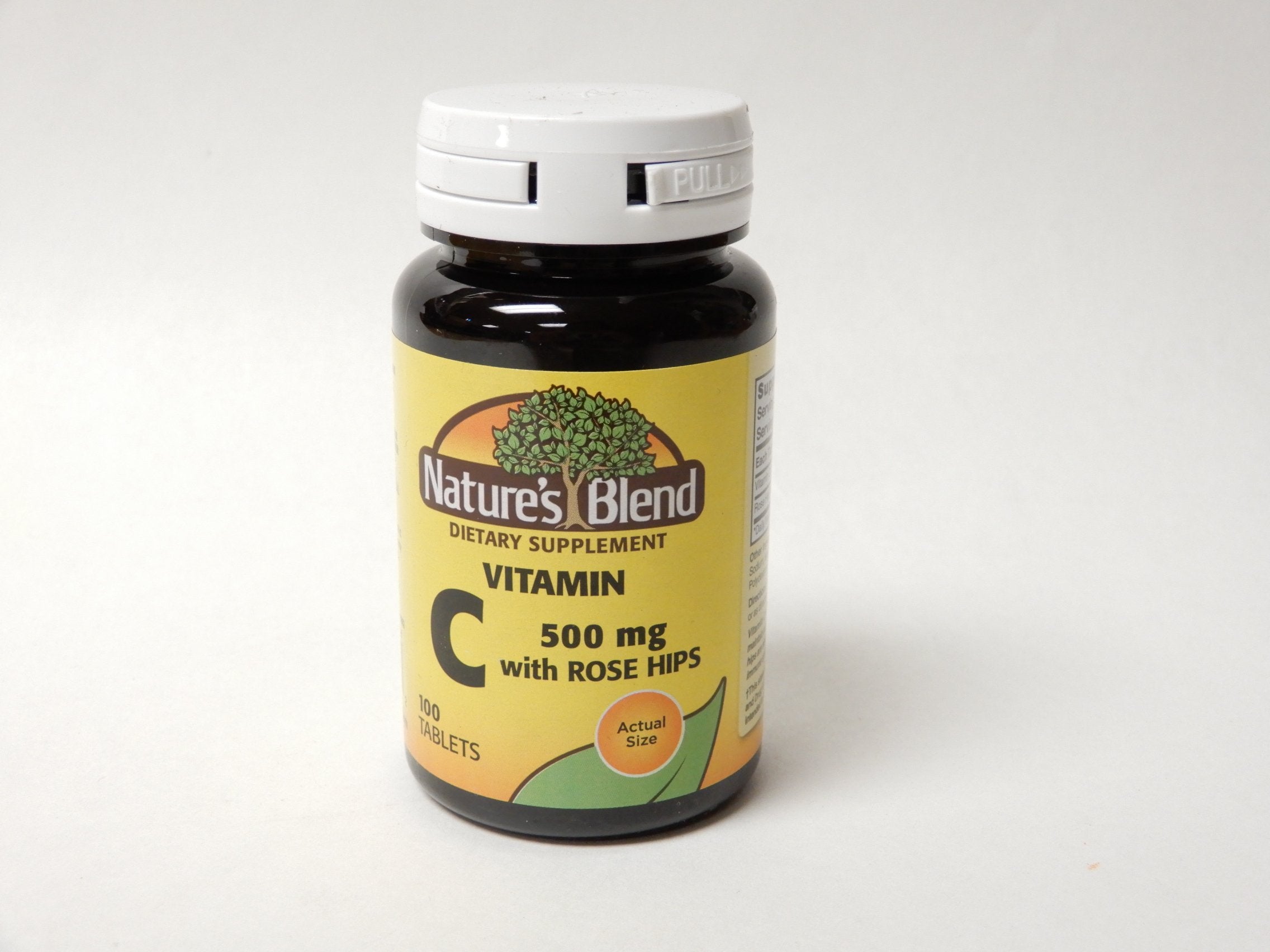Nature's Blend Vitamin C with Rose Hips 500 mg 100 Tablets