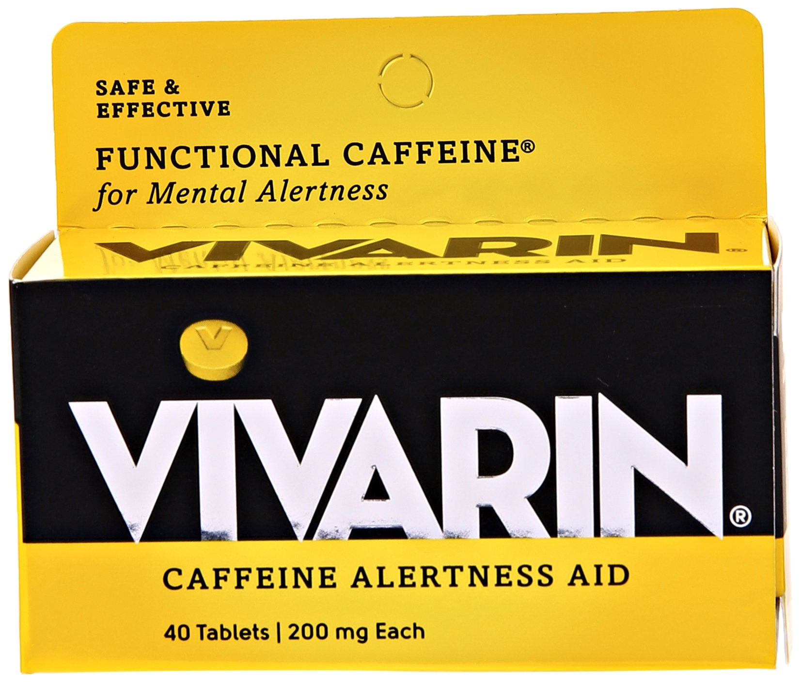 Vivarin Caffeine Alertness Aid Tablets, 40 Count