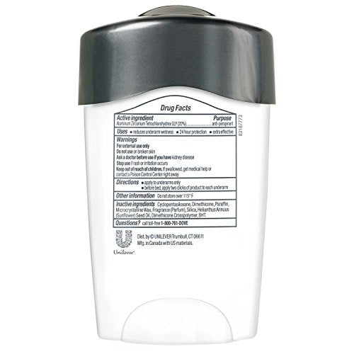 Dove Men+Care Clinical Antiperspirant Deodorant Stick, Clean Comfort, 1.7 oz (Pack of 1)