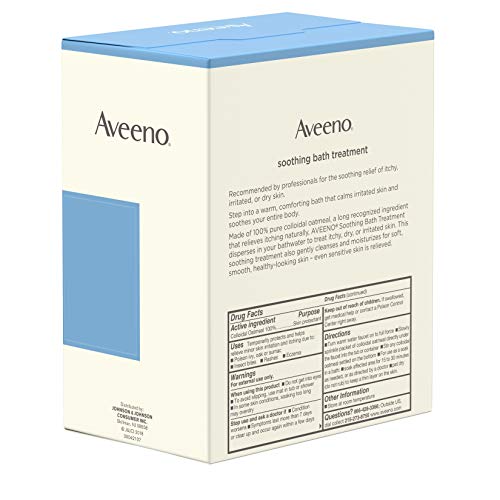 Aveeno Soothing Bath Treatment (8 Single Use Bath Packets)