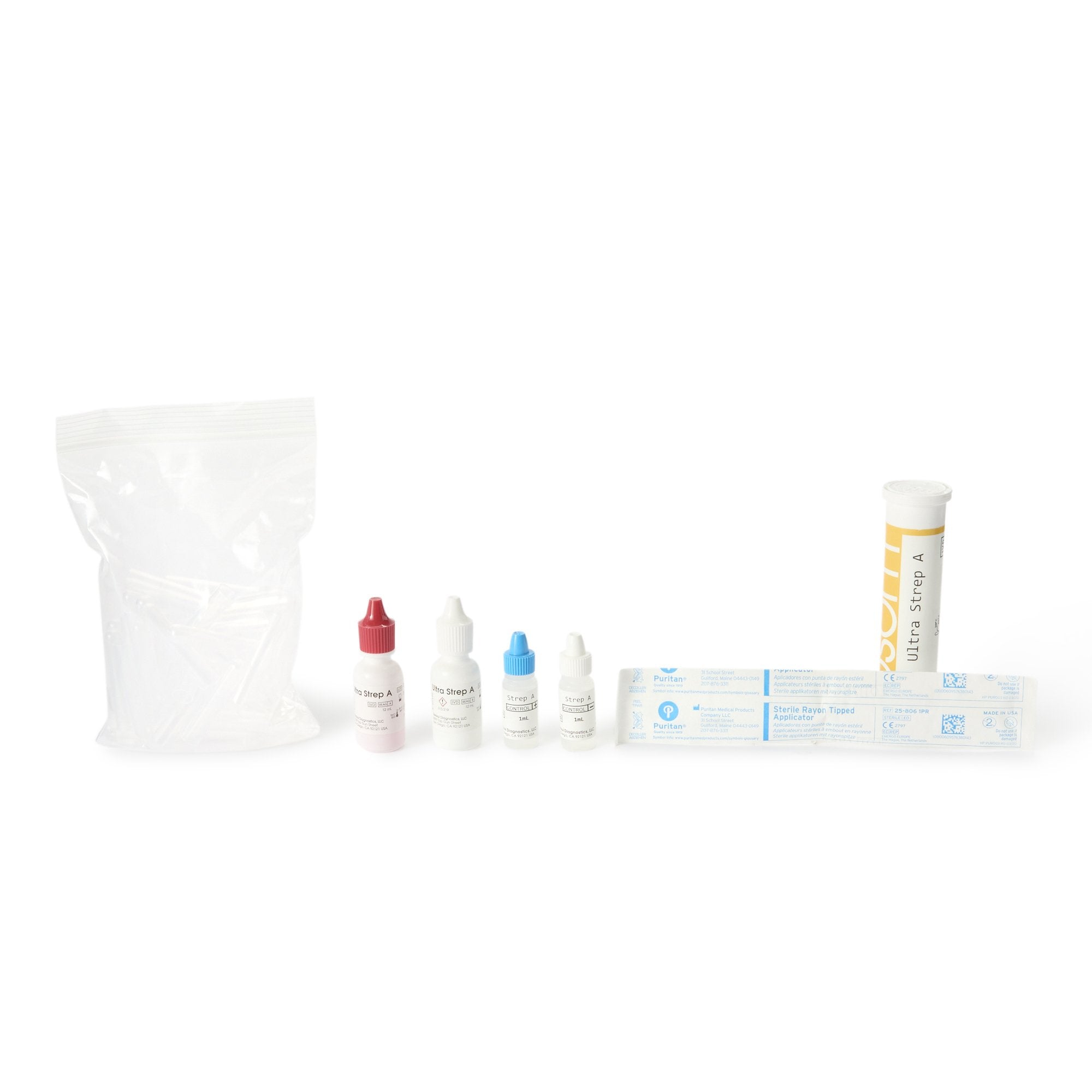 Respiratory Test Kit OSOM Ultra Infectious Disease Immunoassay Strep A Test Throat Swab Sample 50 Tests CLIA Waived