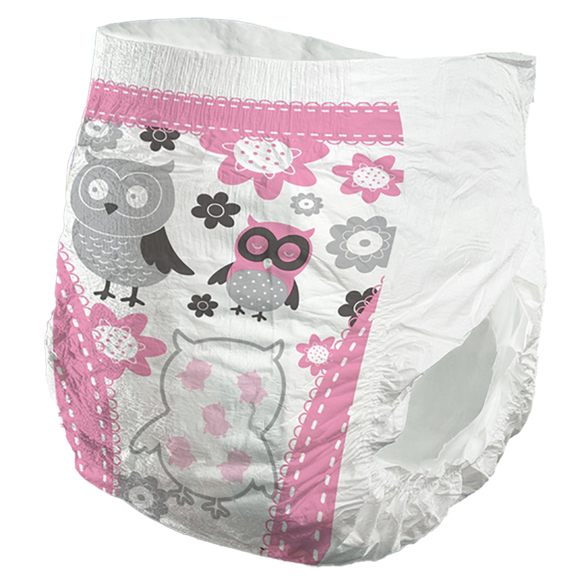 Female Toddler Training Pants Comfees Pull On with Tear Away Seams Size 3T to 4T Disposable Moderate Absorbency