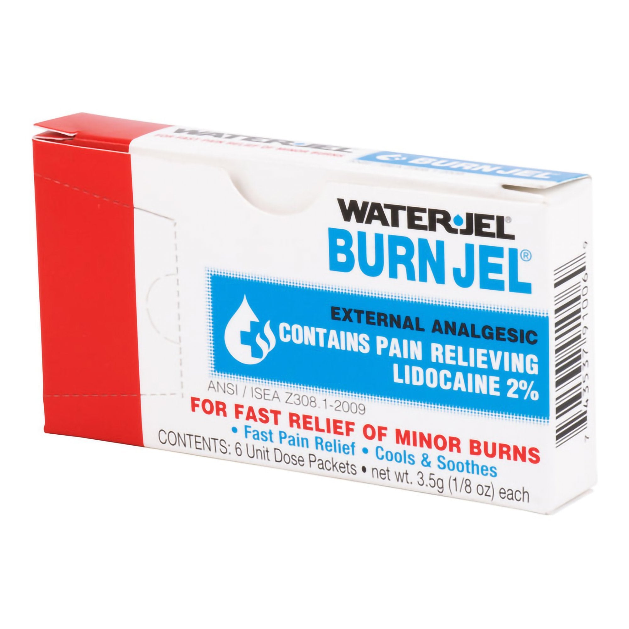 Burn Relief Water Jel Burn Jel Topical Gel 3.5 Gram Individual Packet