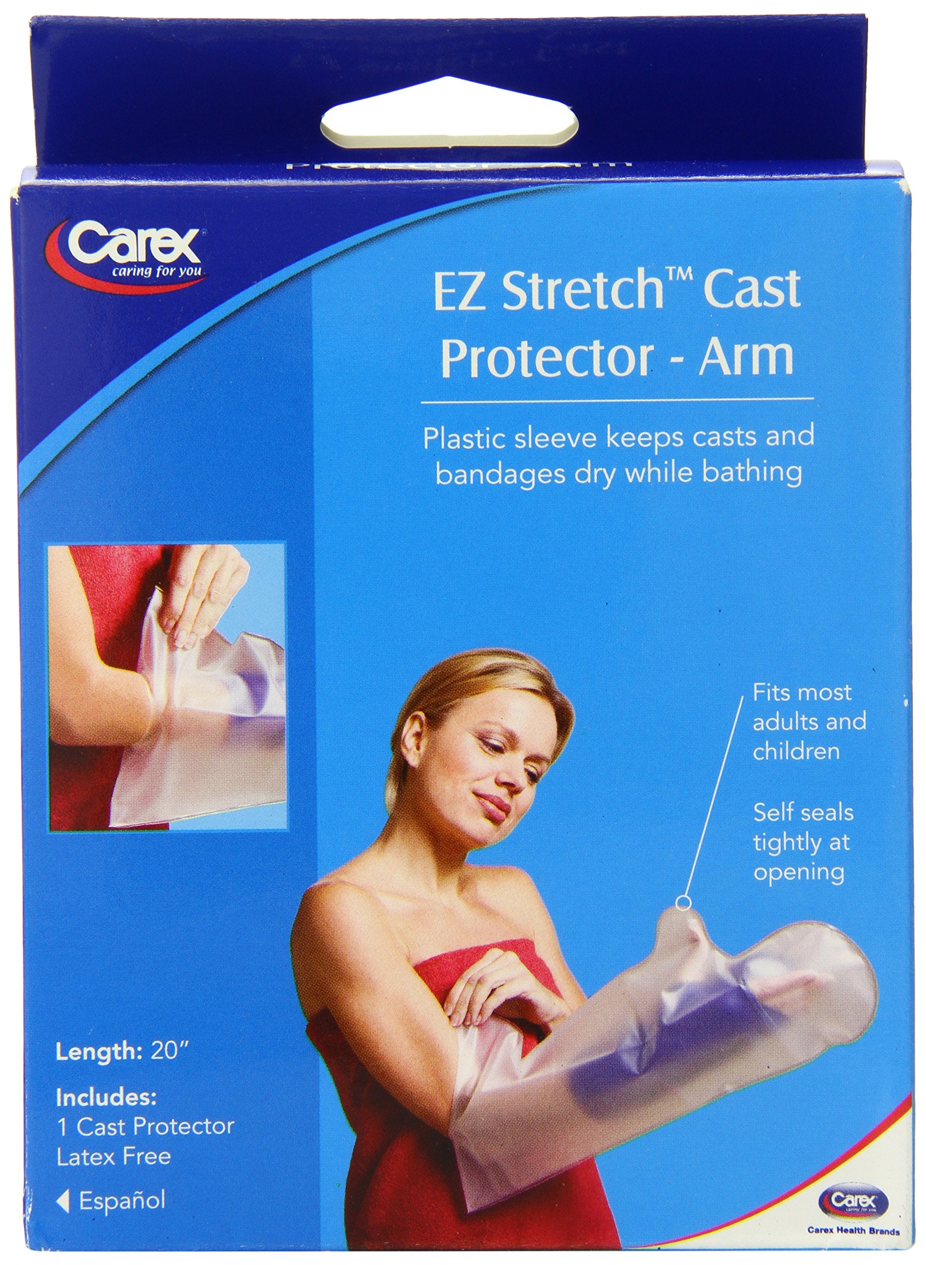 Carex Health Brands Carex E-Z Stretch Cast Arm Protector, One Size (P20500)