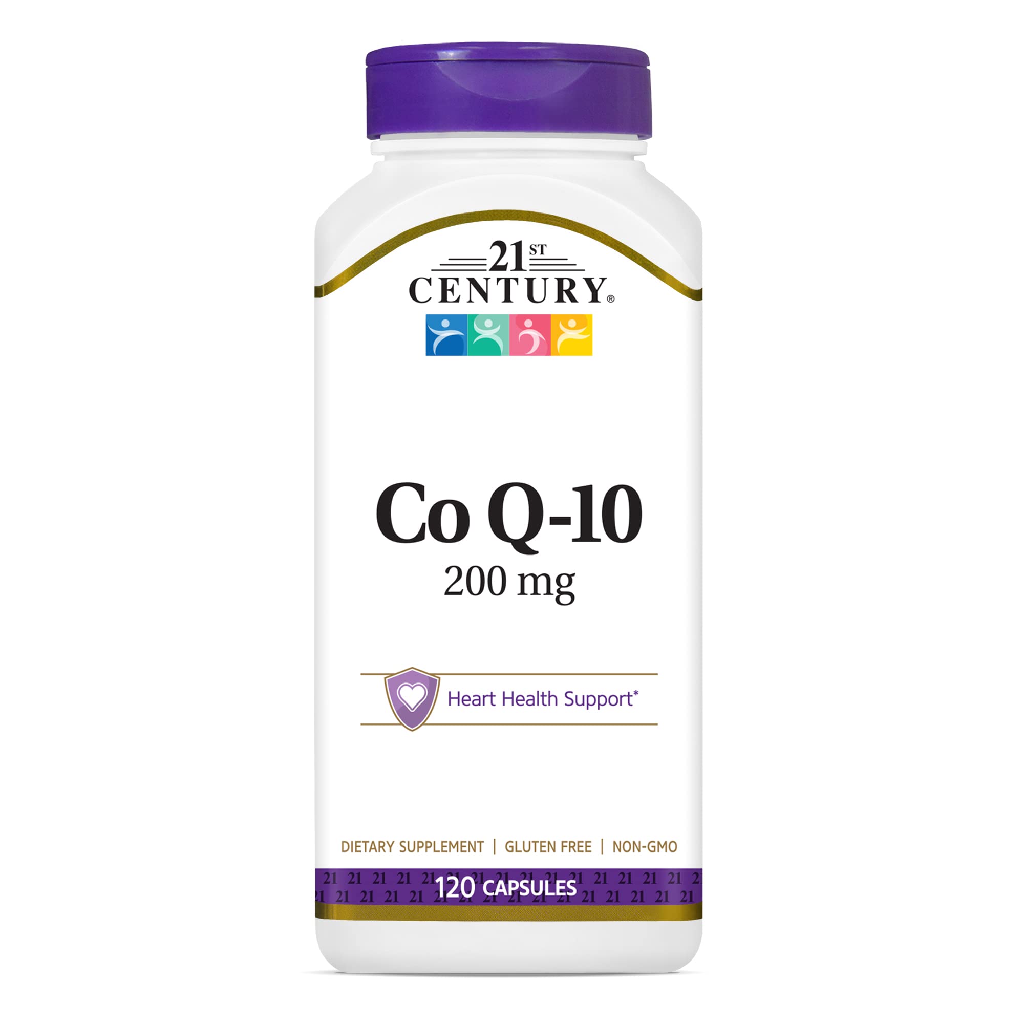 21st Century Co Q10 200 mg Capsules, 120 Count (27435)