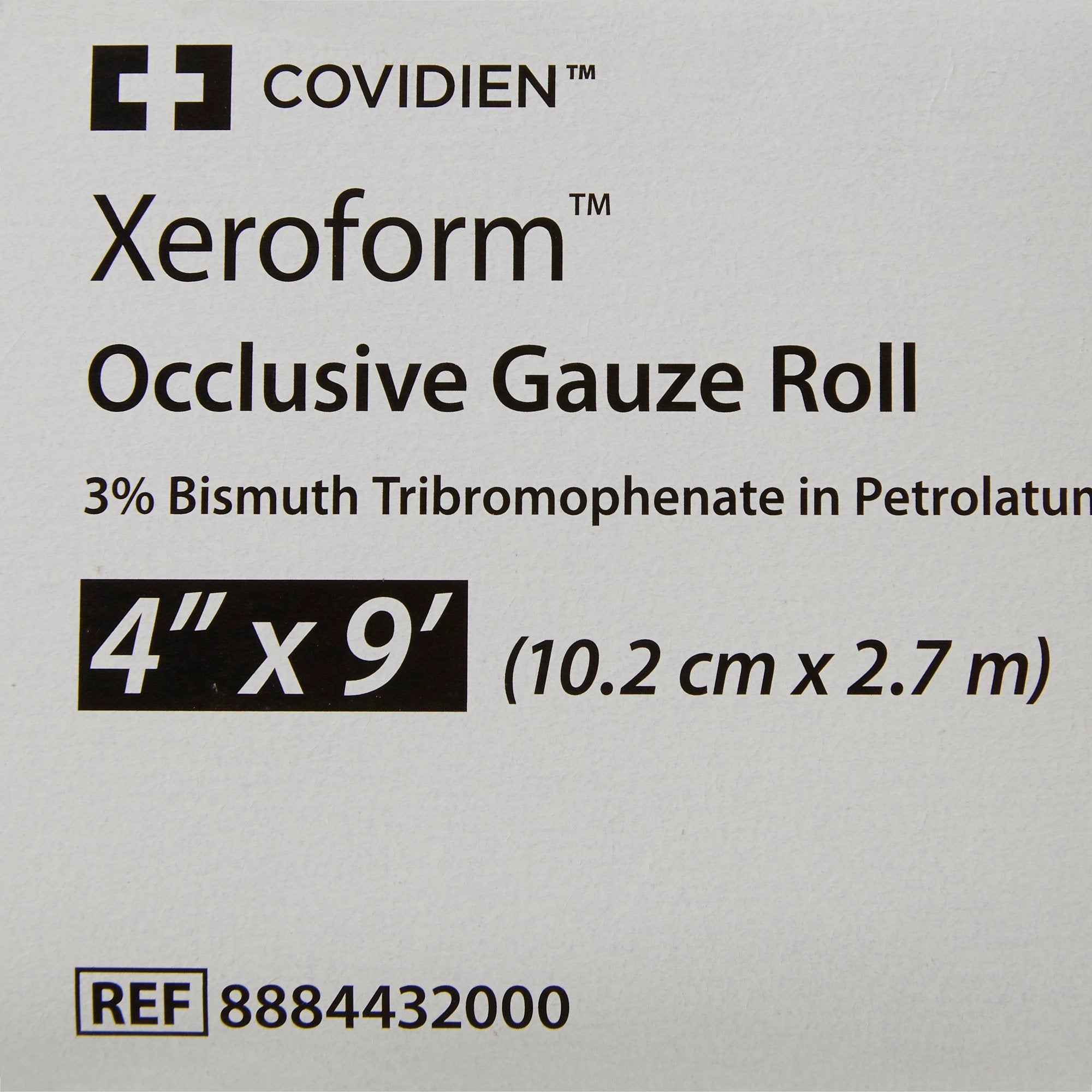 Xeroform Petrolatum Impregnated Dressing Xeroform Occlusive Roll 4 Inch X 3 Yard Sterile