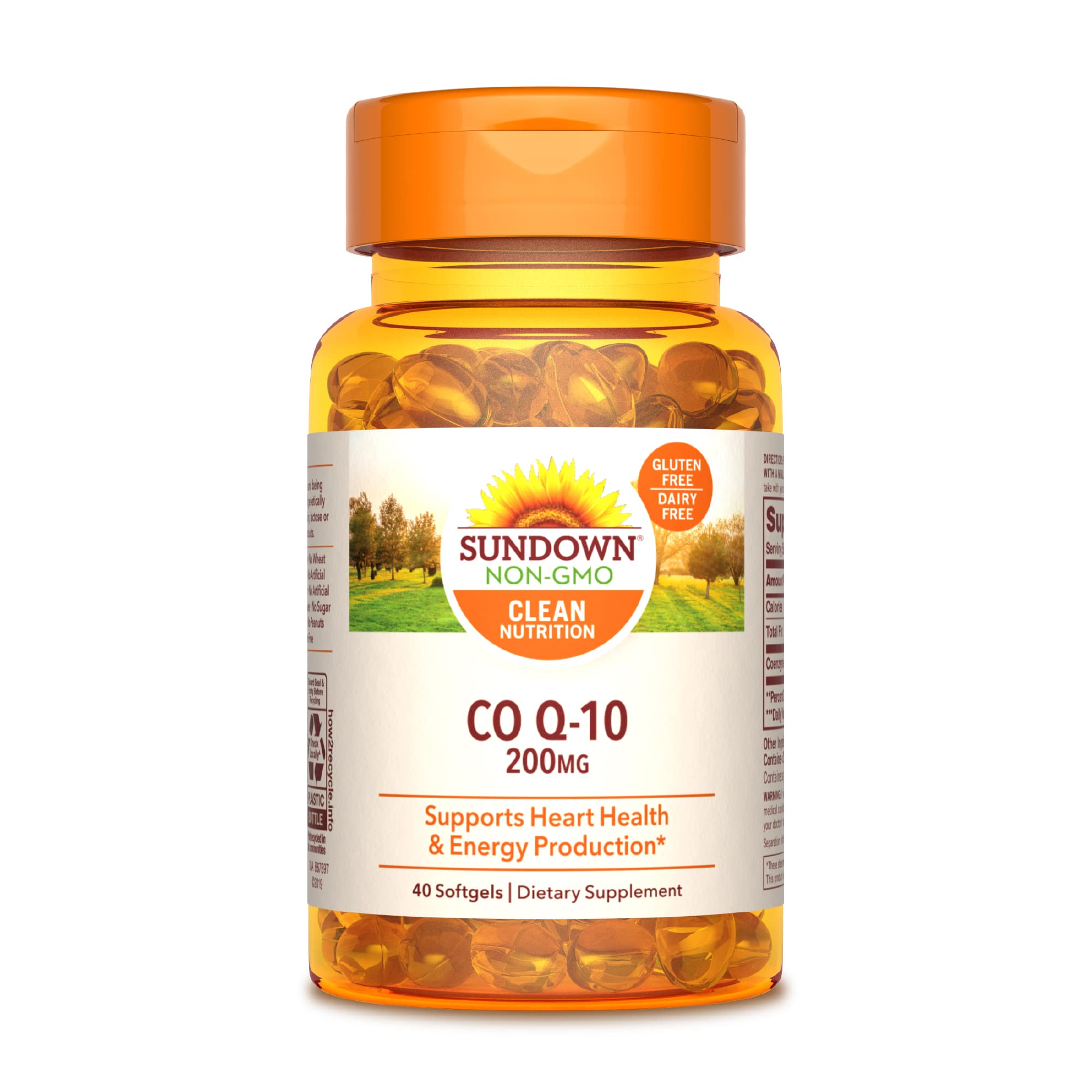 Sundown CoQ10 200 mg 40 Softgels