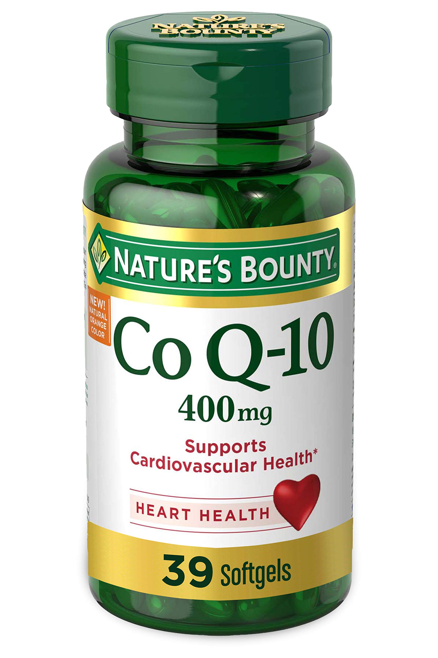 CoQ10 by Nature's Bounty, Dietary Supplement, Supports Heart Health, 400mg, 39 Softgels