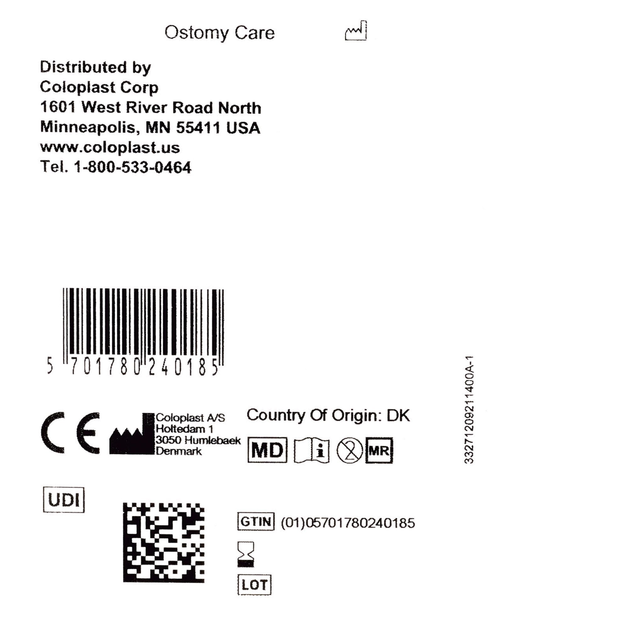 Ostomy Seal Brava Convex, Starter Hole 1-3/16 Inch (30mm)