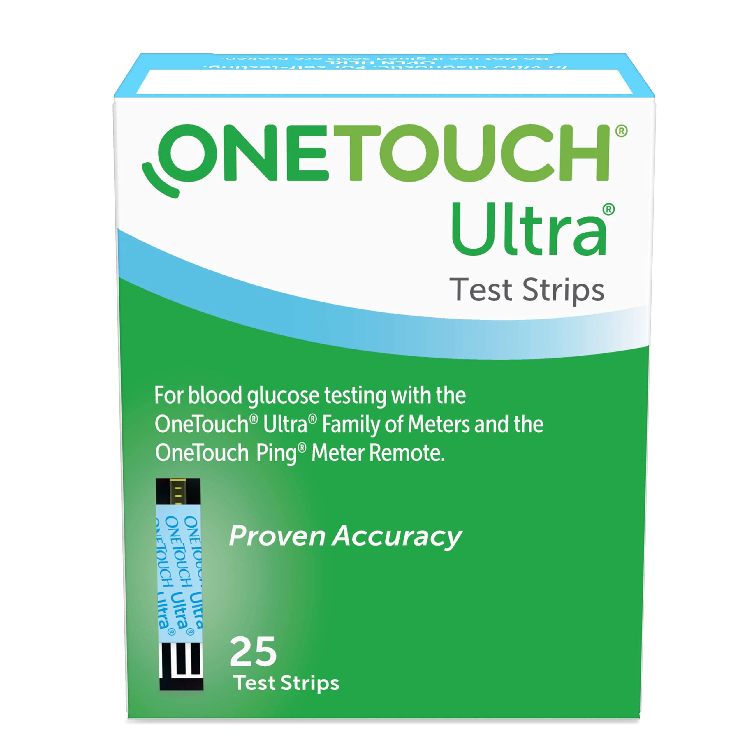 Ultra Test Strips Blue 25 Ct