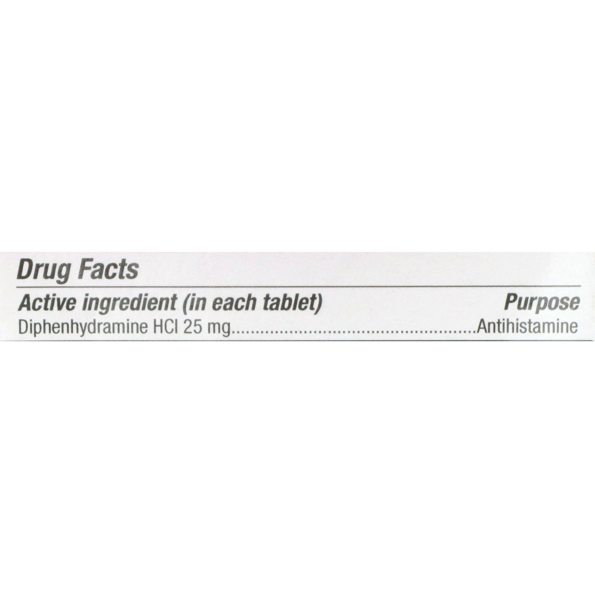 Allergy Relief Geri-Care 25 mg Strength Tablet 1,000 per Bottle