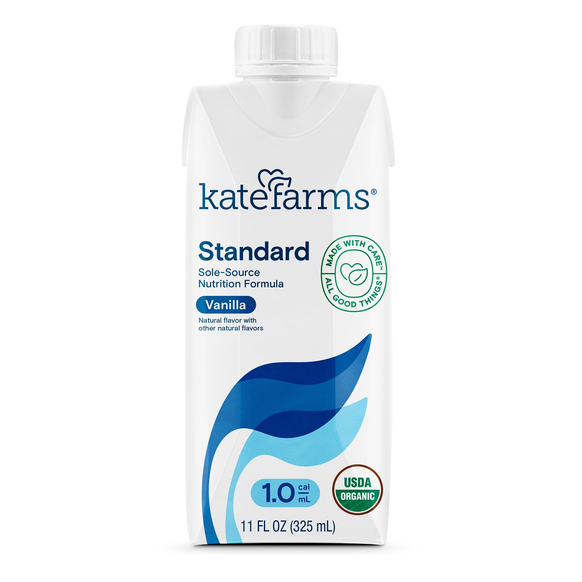 Oral Supplement Kate Farms Standard 1.0 Vanilla Flavor Liquid 11 oz. Carton