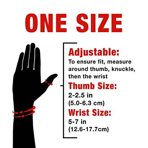 ACE Deluxe Thumb Stabilizer, Adjustable, Black, 1/Pack