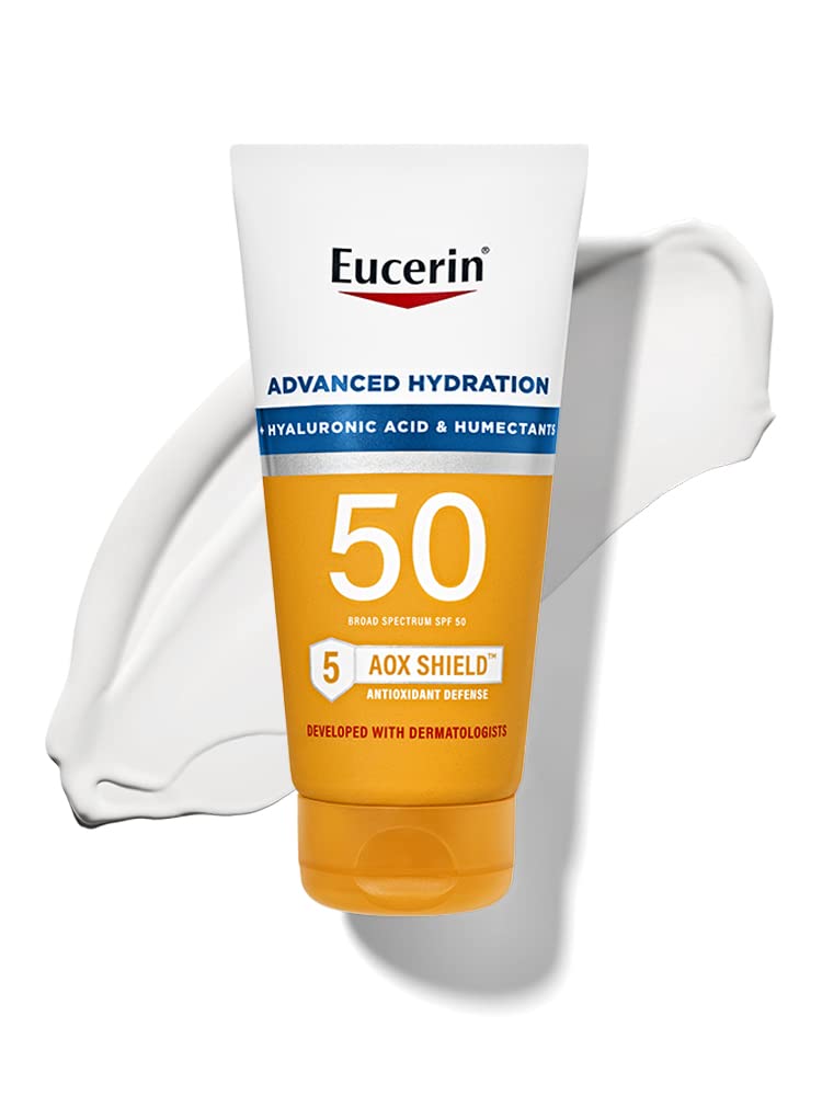 Eucerin Sun Advanced Hydration SPF 50 Sunscreen Lotion, 5 Fl Oz Tube