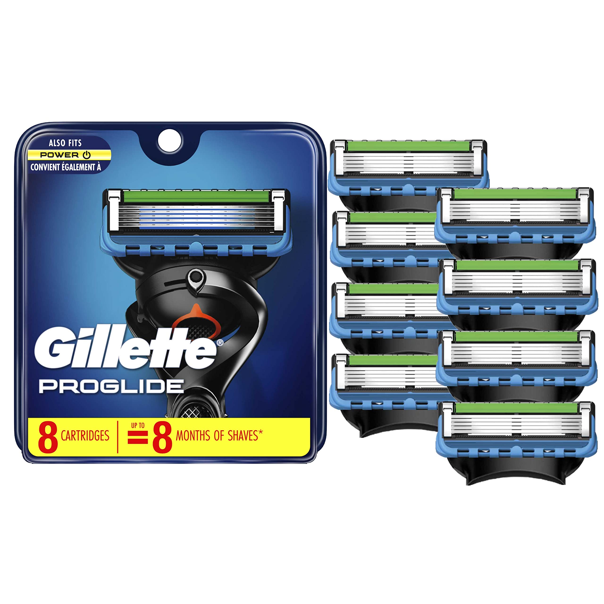 Gillette ProGlide Mens Razor Blade Refills, 8 Count