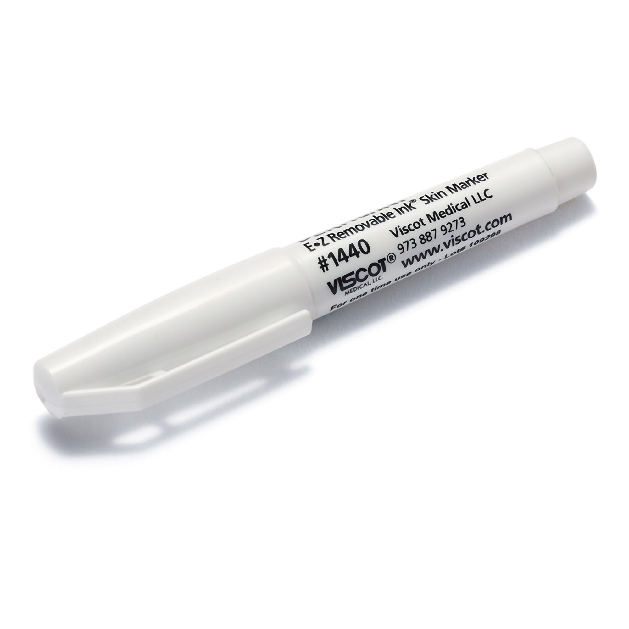 Skin Marker EZ Removable Ink White Regular Tip NonSterile