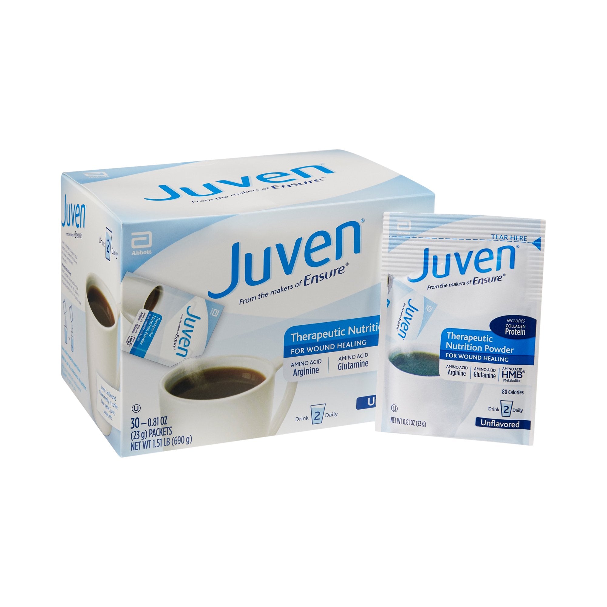 Oral Supplement Juven Unflavored Powder 0.81 oz. Individual Packet