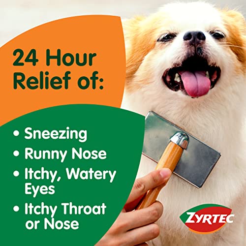Zyrtec 24 HR Indoor/Outdoor Allergy Relief Liquid Gels Capsules, Cetirizine HCI Antihistamine, 40 ct